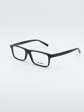 Saint Laurent SL 483 001 Eyeglasses Black 55mm Rectangle Frame